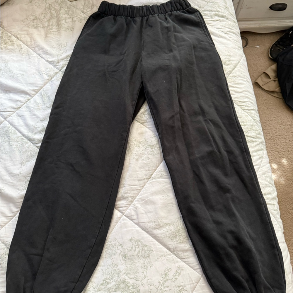 Brandy Melville Charcoal Elastic Waist Pants